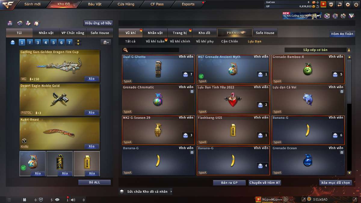 shop acc cf uy tin gia re